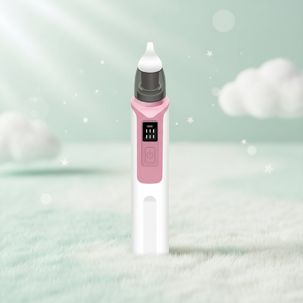 Aspirateur Nasal Électrique Bébé — Mouche-Bébé Silencieux & Rechargeable