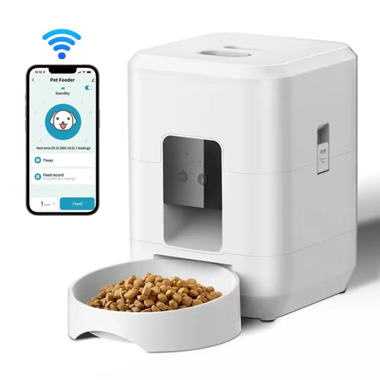 Distributeur Automatique de Croquettes WiFi 3,5L – Chat & Chien