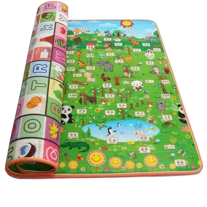 Tapis de jeu bébé pliable – Épais, doux et anti-chocs