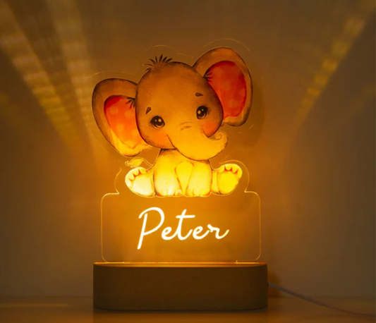 Veilleuse personnalisée avec prénom – Cadeau magique pour votre enfant