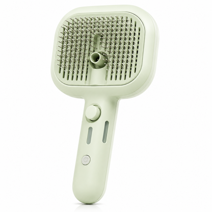 Brosse Anti-Poils Premium pour Chien | Spray Intégré & Autonettoyante