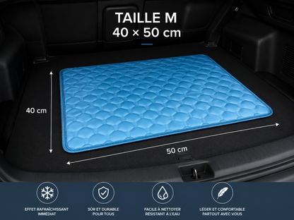 Tapis Rafraîchissant Chien & Chat — Soie Glacée