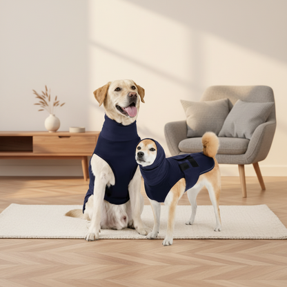 Gilet Anti-Stress pour Chien — Apaisement Naturel pour Orages & Feux d'Artifice