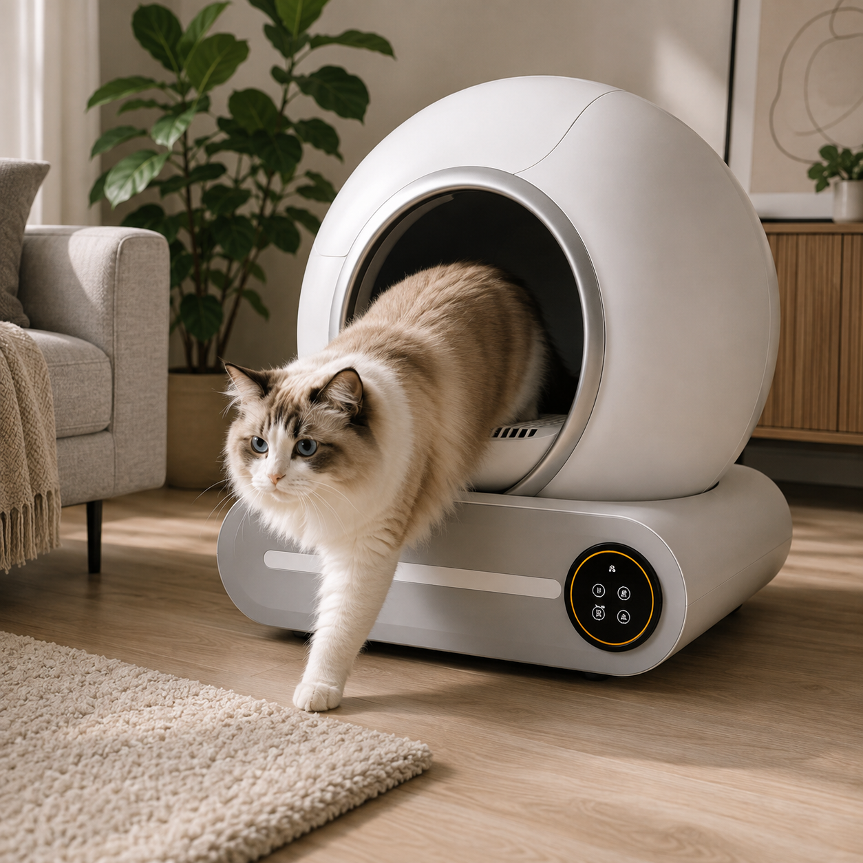 Litière Automatique Autonettoyante pour Chat – Propre Sans Effort