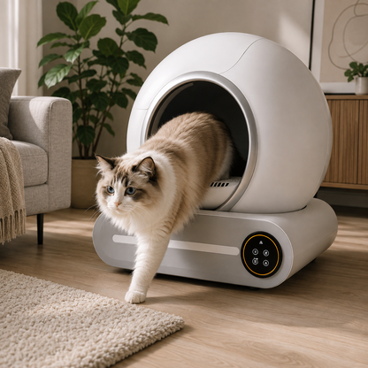 Litière Automatique Autonettoyante pour Chat – Propre Sans Effort