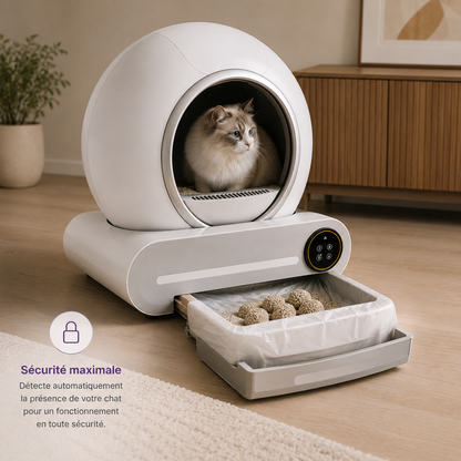 Litière Automatique Autonettoyante pour Chat – Propre Sans Effort