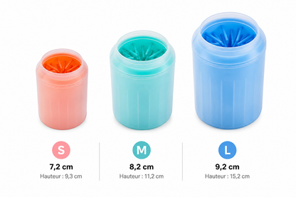 Gobelet Nettoyant pour Pattes de Chien – Silicone Doux, portable