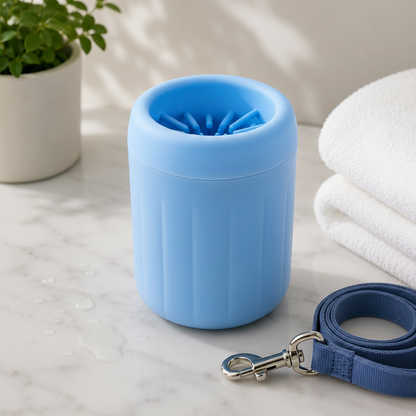 Gobelet Nettoyant pour Pattes de Chien – Silicone Doux, portable