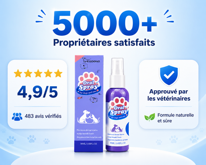 "Propriétaires de chiens : haleine fraîche en 30 secondes"