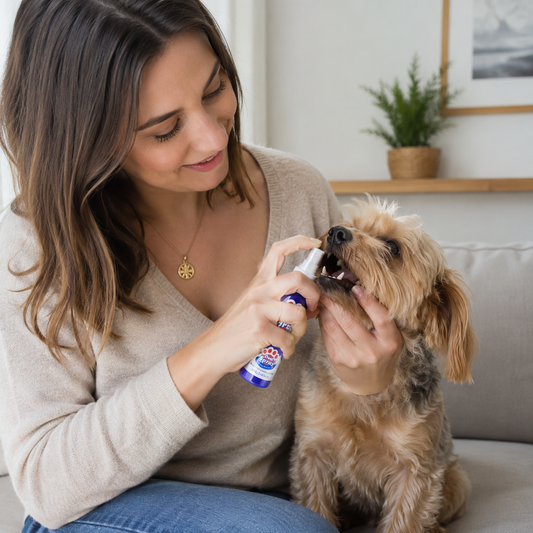 Propriétaires de chiens : haleine fraîche en 30 secondes