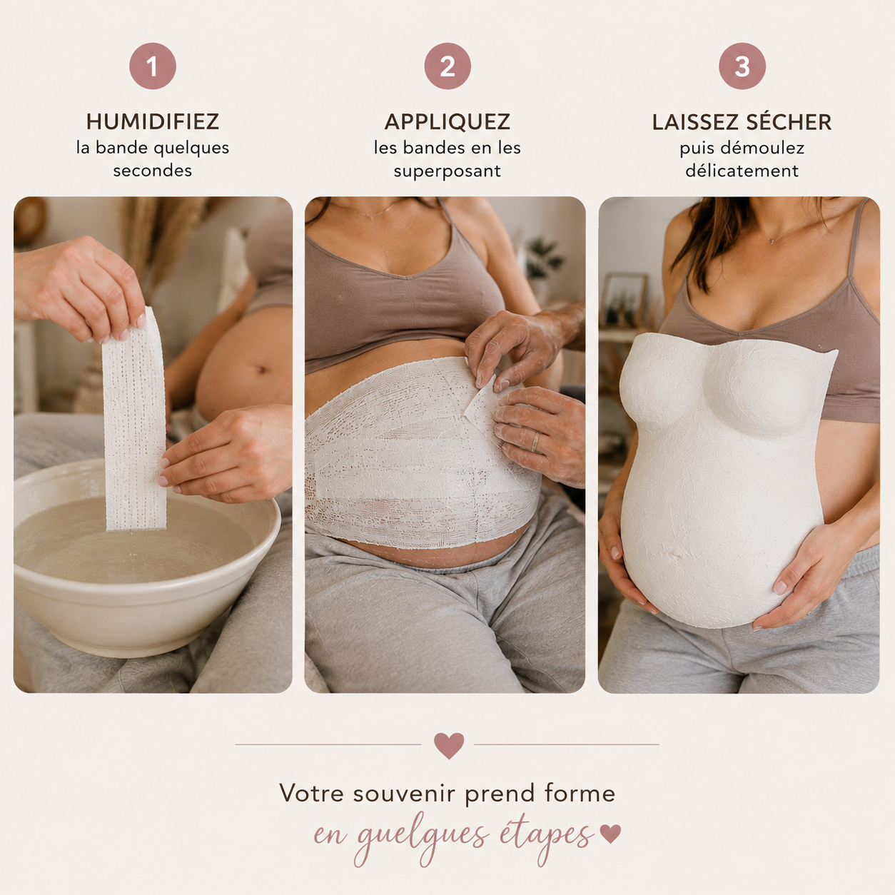 Kit Moulage Grossesse – Un Souvenir pour la Vie