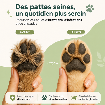 Tondeuse à Pattes – Coupe Douce & Silencieuse pour Chien et Chat