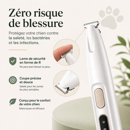 Tondeuse à Pattes – Coupe Douce & Silencieuse pour Chien et Chat