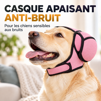 Casque Anti-Bruit pour Chien – Stress & Anxiété