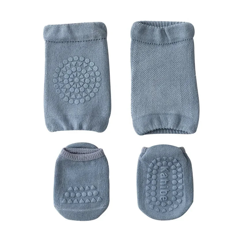 Genouillères bébé – Avec chaussettes antidérapantes