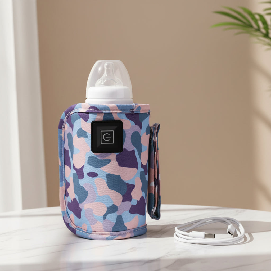 Chauffe-Biberon Portable Sans Fil – Lait à la Bonne Température Partout