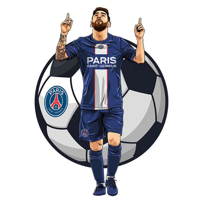 Puzzle en Bois Joueur de Football – Cadeau pour Fan de Foot