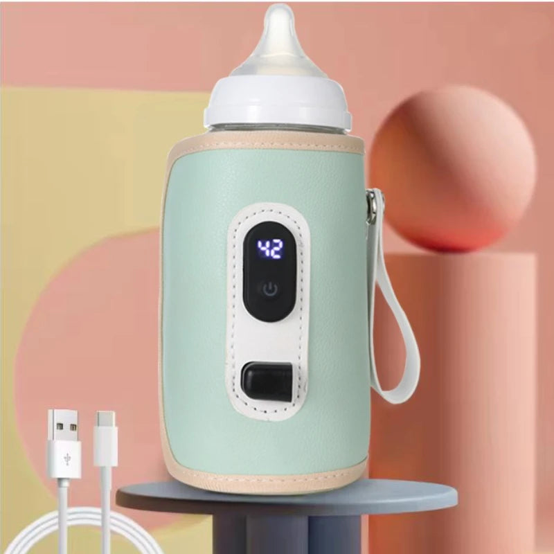 Chauffe-Biberon Portable Sans Fil – Lait à la Bonne Température Partout
