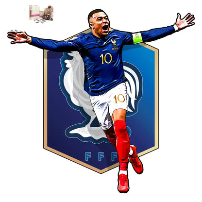 Puzzle en Bois Joueur de Football – Cadeau pour Fan de Foot