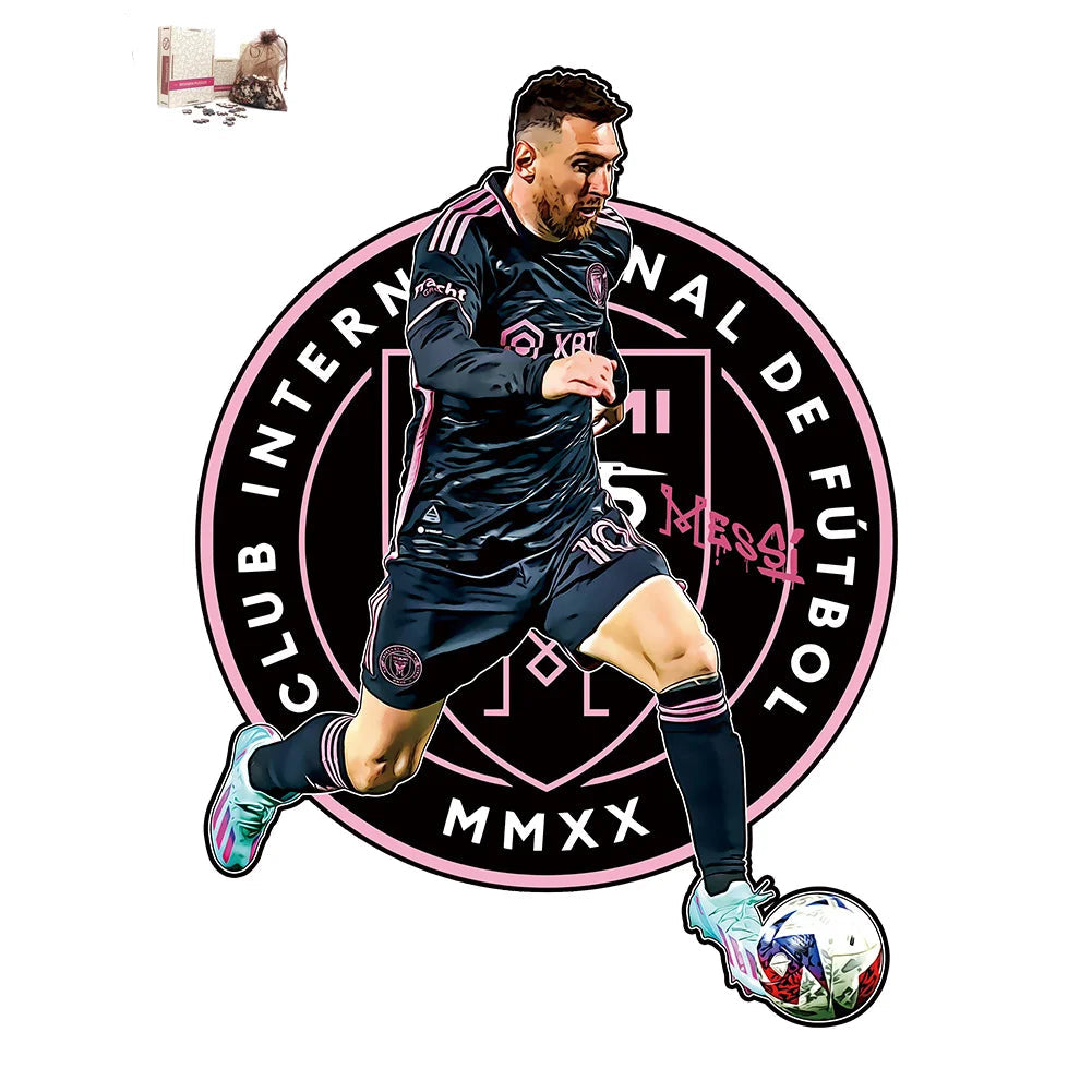 Puzzle en Bois Joueur de Football – Cadeau pour Fan de Foot