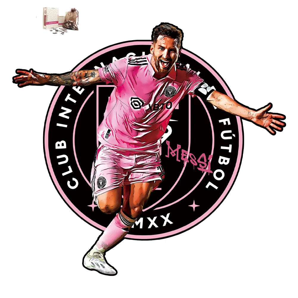 Puzzle en Bois Joueur de Football – Cadeau pour Fan de Foot