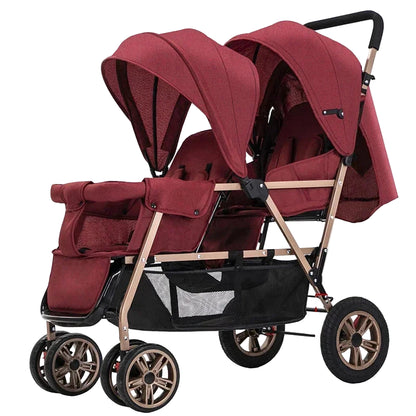 Poussette double – Confort & praticité au quotidien