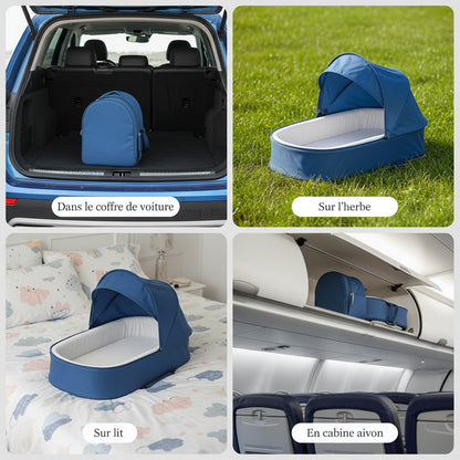 Berceau Portable Bébé – S'emporte Partout, S'installe en 10 Secondes