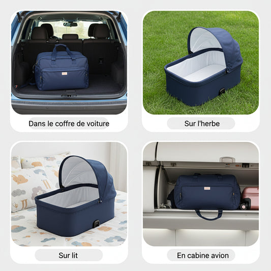Berceau Portable Bébé – S'emporte Partout, S'installe en 10 Secondes