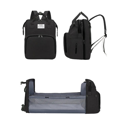 Sac à langer 2-en-1 avec lit pliable intégré