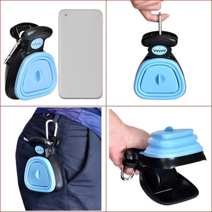 Distributeur de Sacs à Crottes Pliable pour Chien – Ramasse-Crottes de Voyage