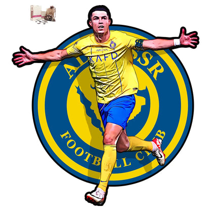 Puzzle en Bois Joueur de Football – Cadeau pour Fan de Foot