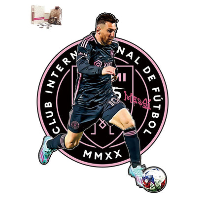 Puzzle en Bois Joueur de Football – Cadeau pour Fan de Foot