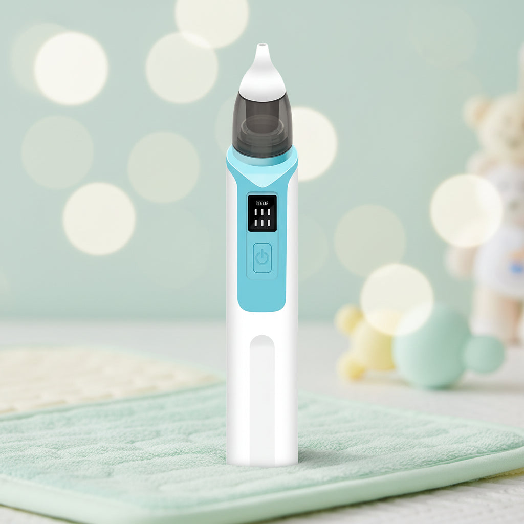 Aspirateur Nasal Électrique Bébé — Mouche-Bébé Silencieux & Rechargeable