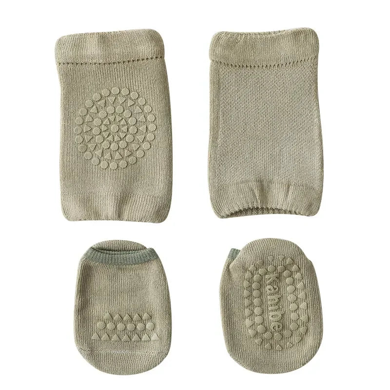 Genouillères bébé – Avec chaussettes antidérapantes