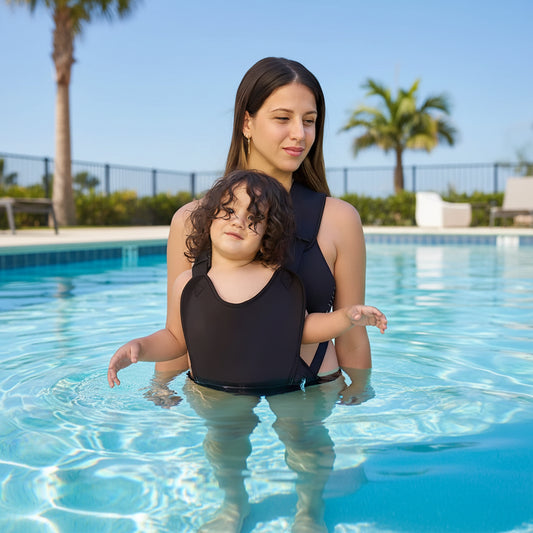 Porte-Bébé Aquatique Ajustable 2-en-1 – Natation & Usage Quotidien