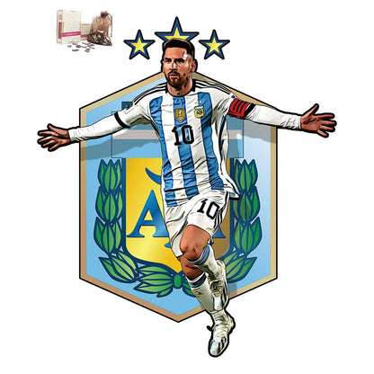 Puzzle en Bois Joueur de Football – Cadeau pour Fan de Foot