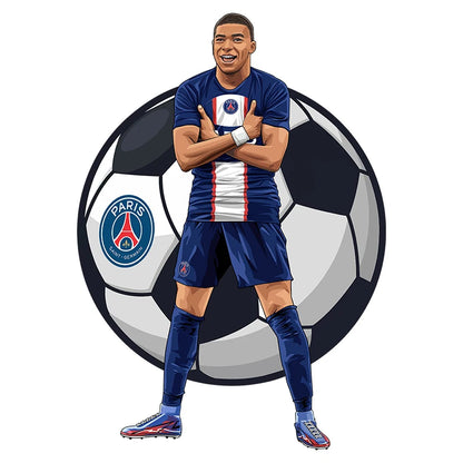 Puzzle en Bois Joueur de Football – Cadeau pour Fan de Foot