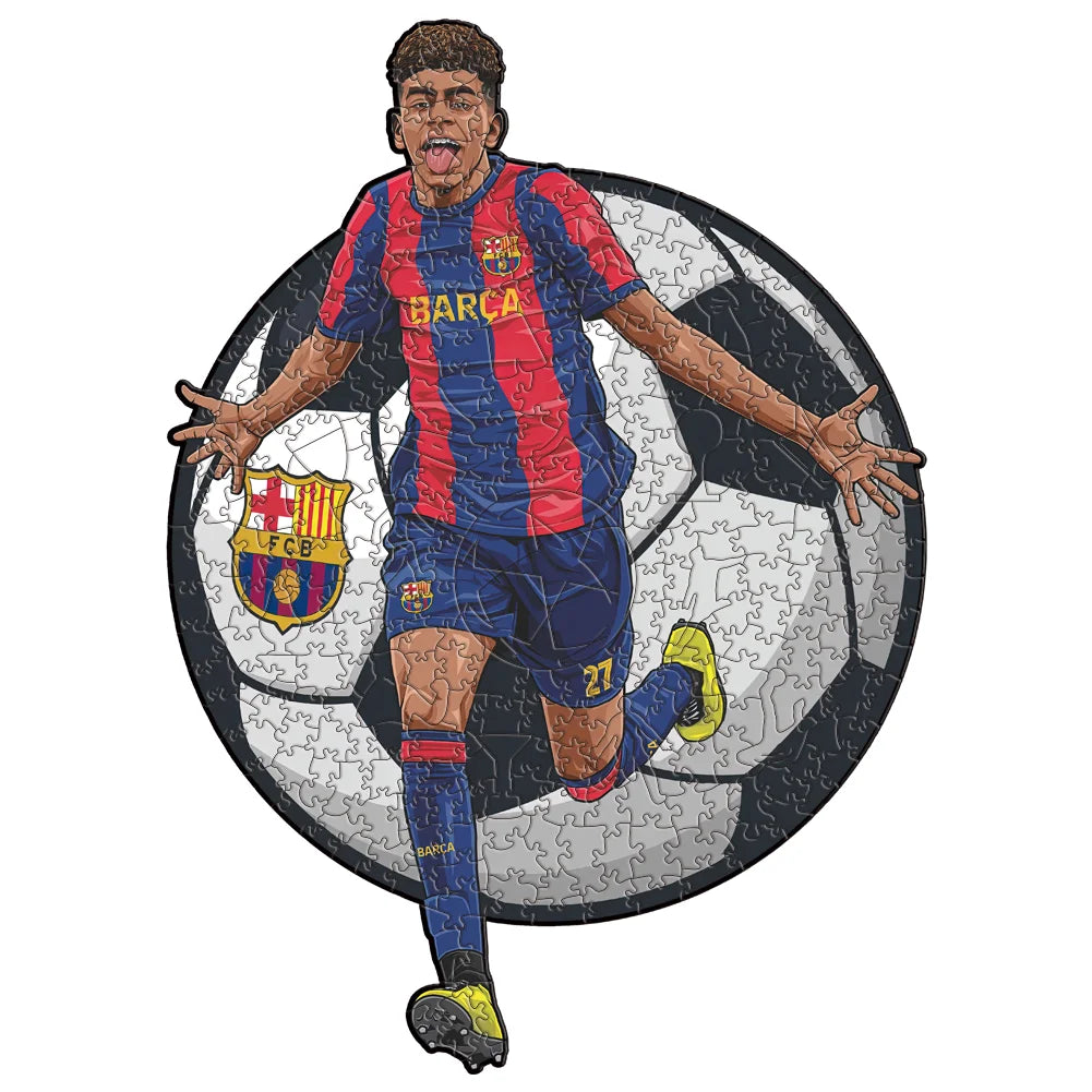 Puzzle en Bois Joueur de Football – Cadeau pour Fan de Foot