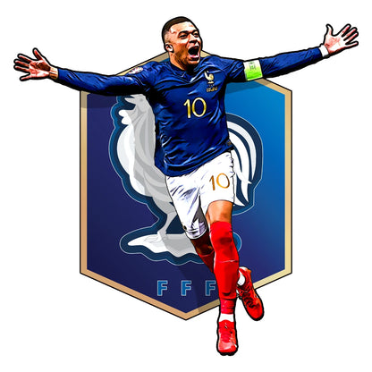 Puzzle en Bois Joueur de Football – Cadeau pour Fan de Foot