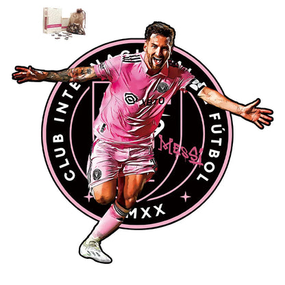 Puzzle en Bois Joueur de Football – Cadeau pour Fan de Foot