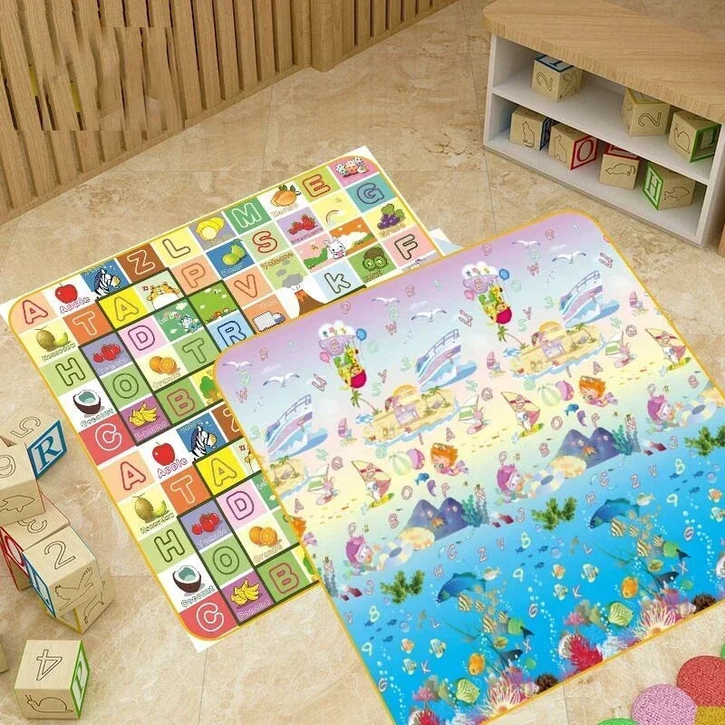 Tapis de jeu bébé pliable – Épais, doux et anti-chocs