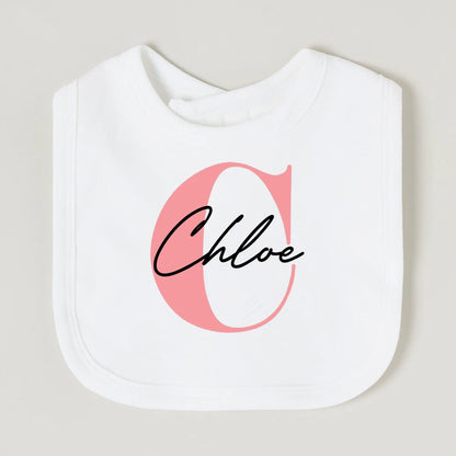 Bavoir personnalisé – Avec prénom de bébé