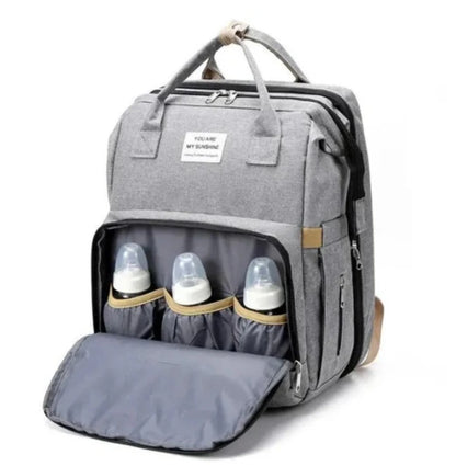 Sac à langer 2-en-1 avec lit pliable intégré