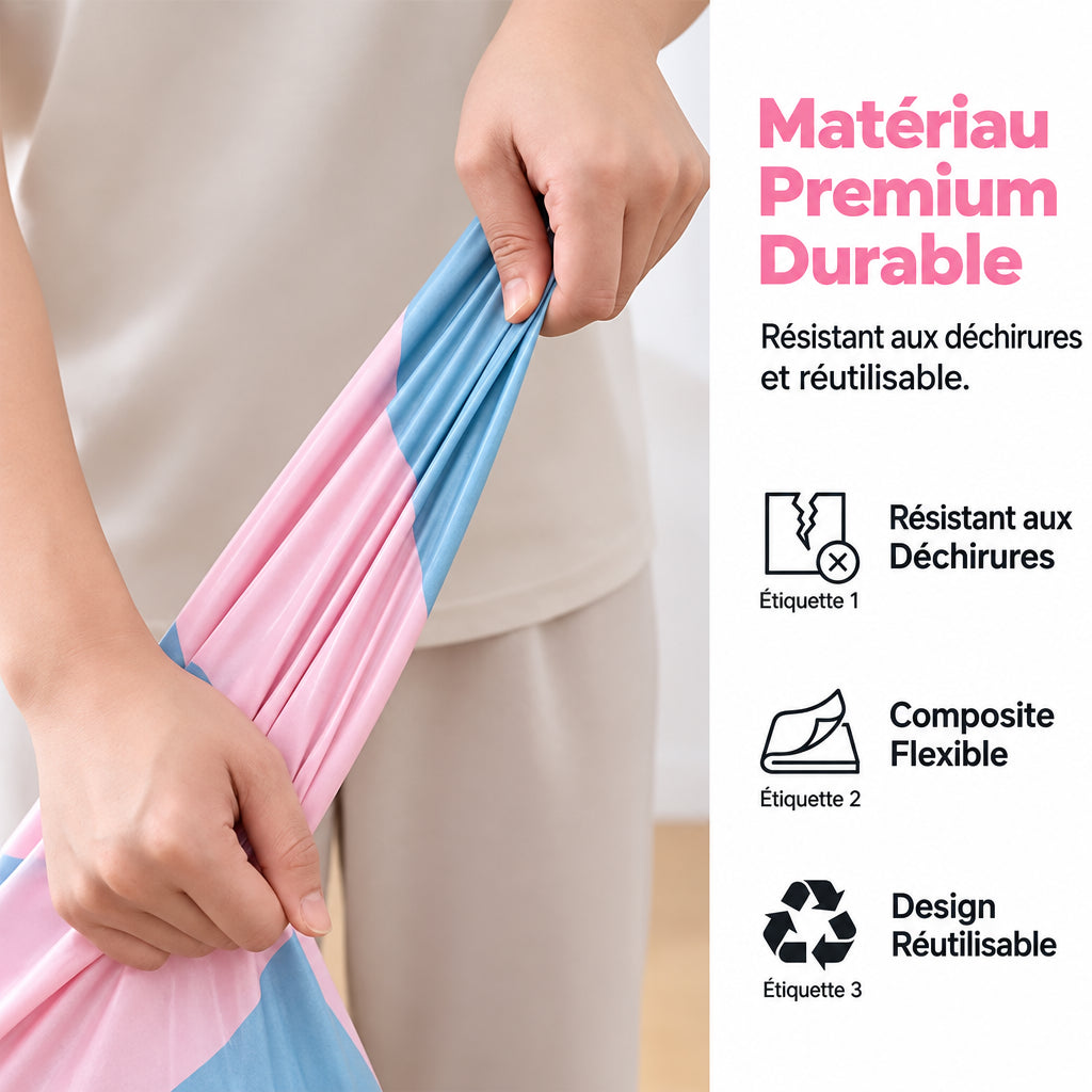 Sacs de rangement sous vide sans pompe