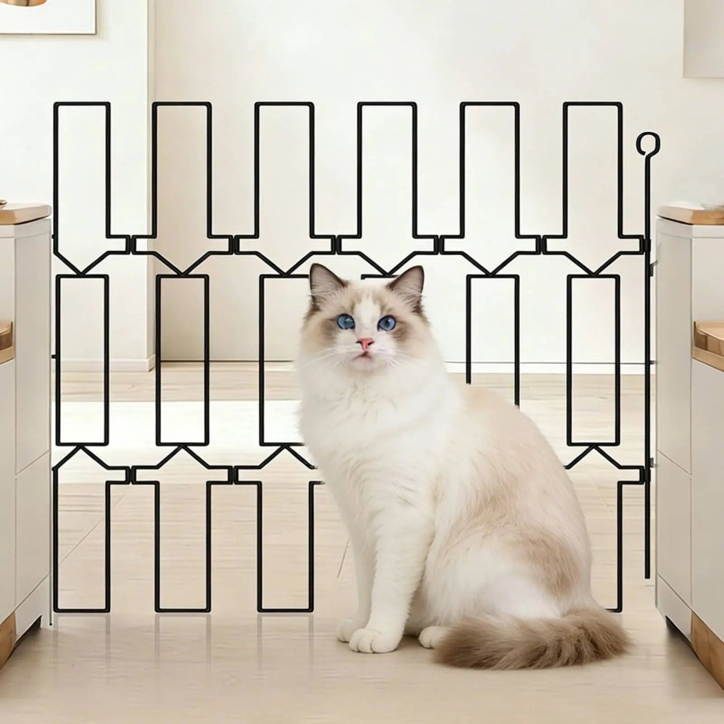 Barrière Rétractable pour Animaux en Métal – Sécurité Escaliers & Portes