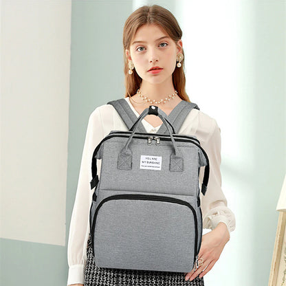 Sac à langer 2-en-1 avec lit pliable intégré