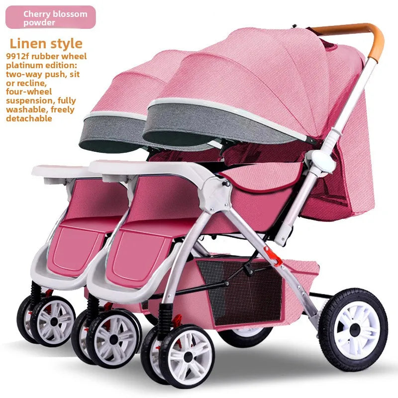 Poussette jumeaux premium