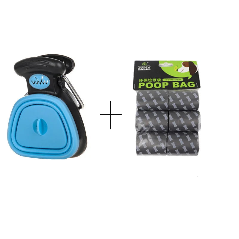 Distributeur de Sacs à Crottes Pliable pour Chien – Ramasse-Crottes de Voyage