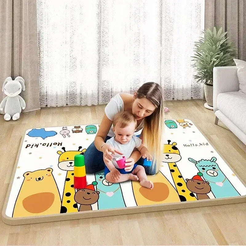 Tapis de jeu bébé pliable – Épais, doux et anti-chocs