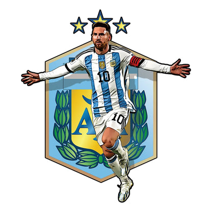 Puzzle en Bois Joueur de Football – Cadeau pour Fan de Foot
